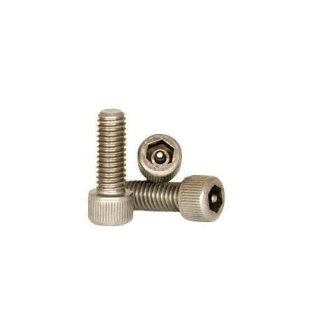 1/4-20 Socket Head Cap Screw, 18-8 Stainless Steel, 3/8 In Length, 100 PK